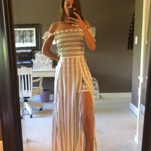 Black and White Maxi Dress